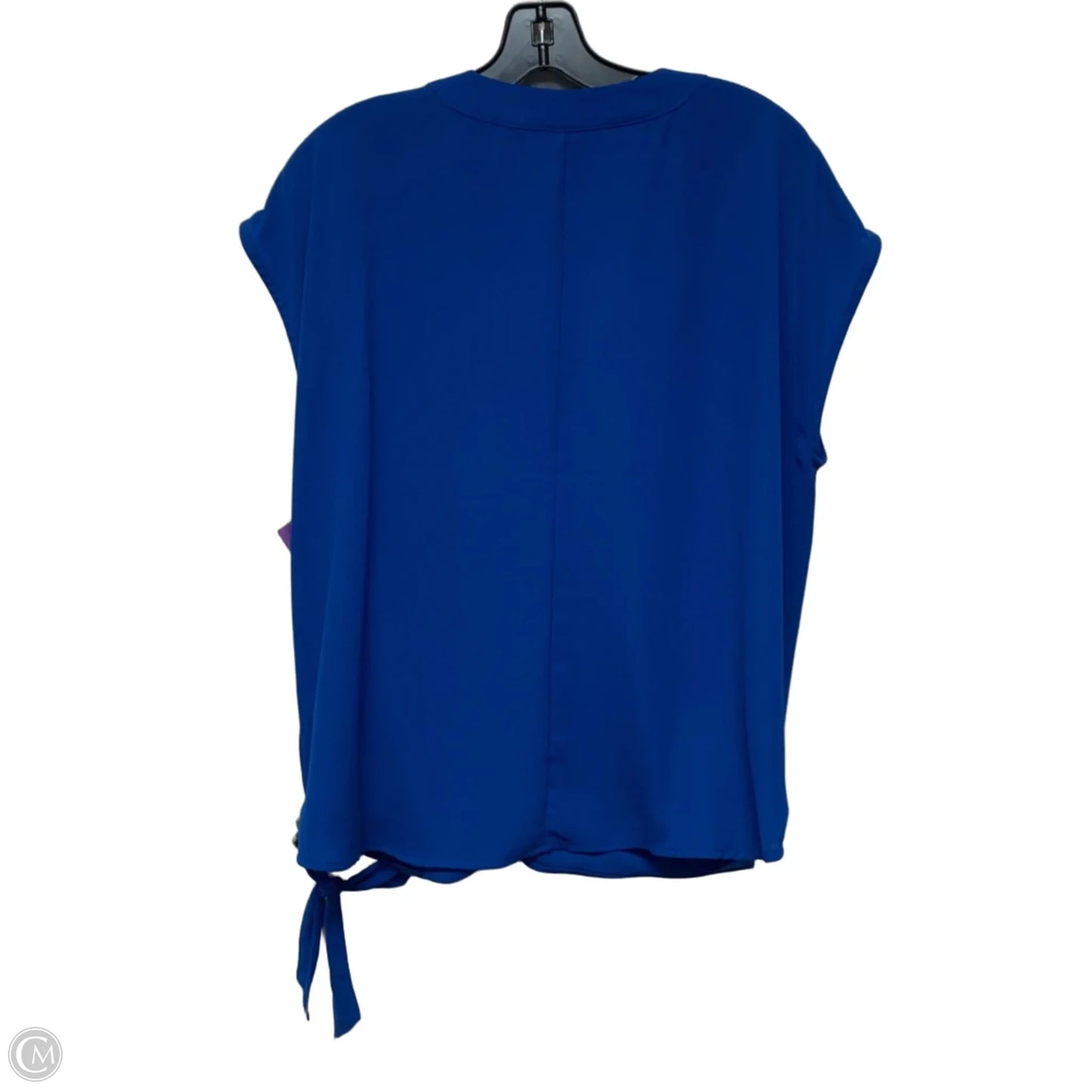 Top Short Sleeve By Soho Apparel In Blue, Size: L