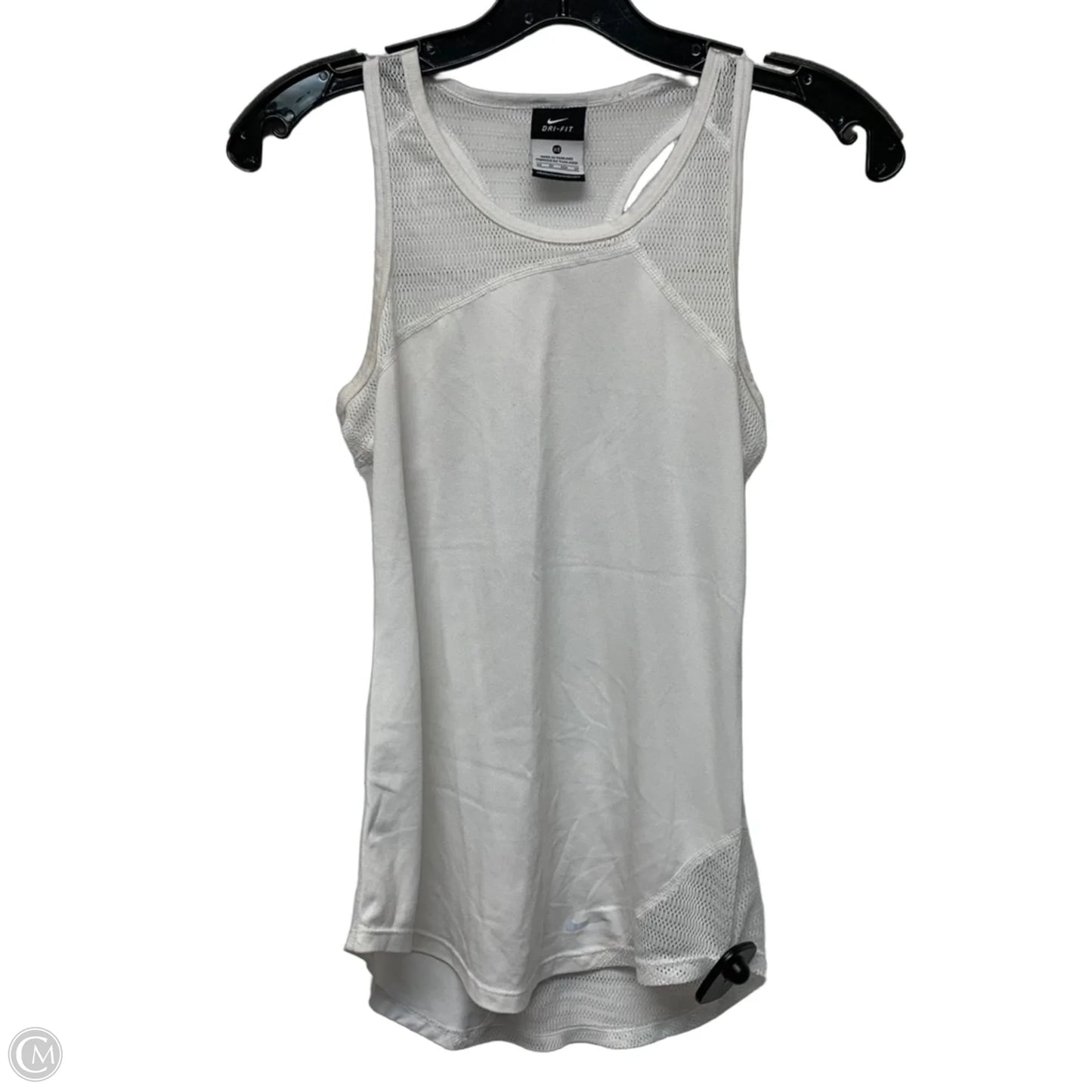 Athletic Tank Top By Nike Apparel In White, Size: Xs