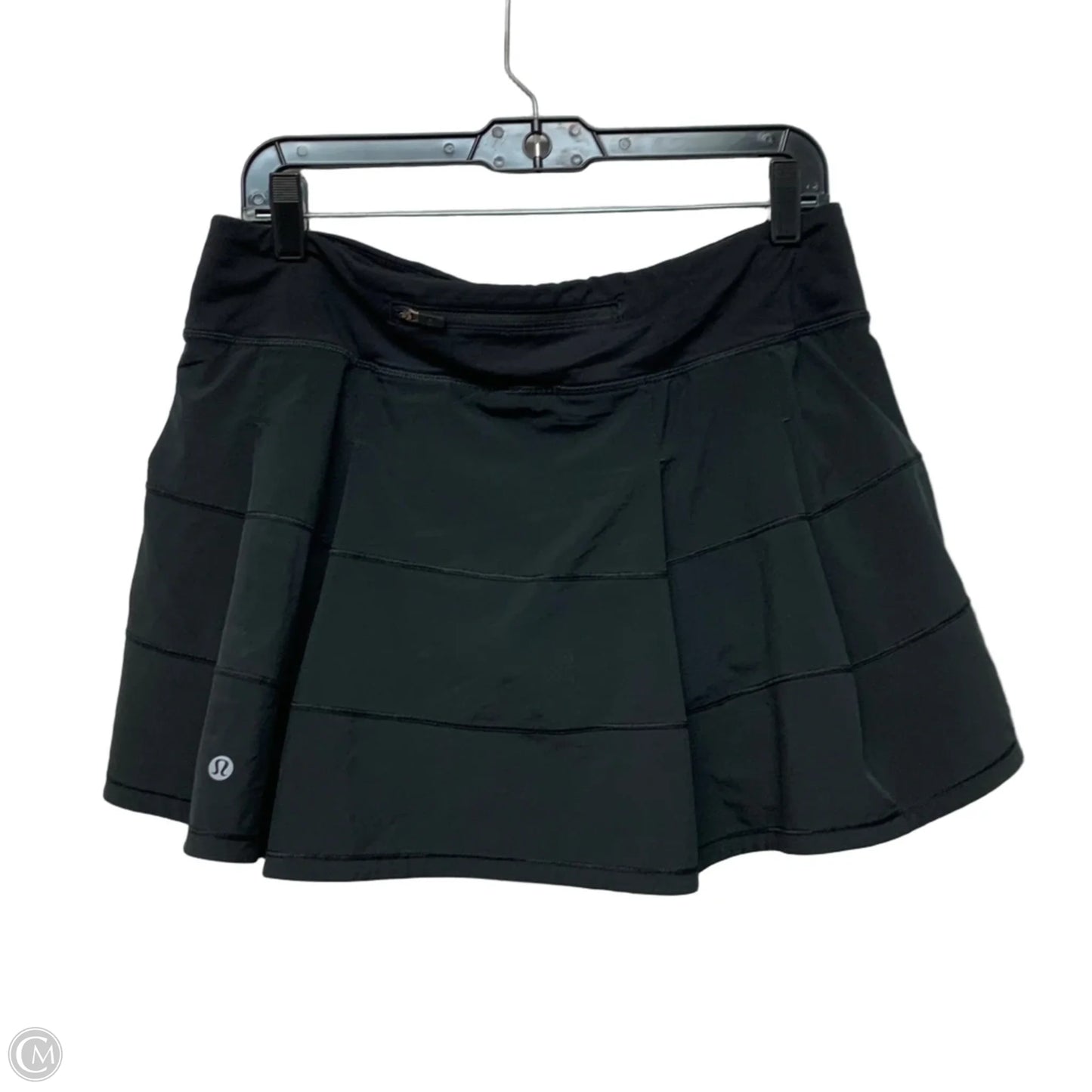 Athletic Skort By Lululemon In Black, Size: M