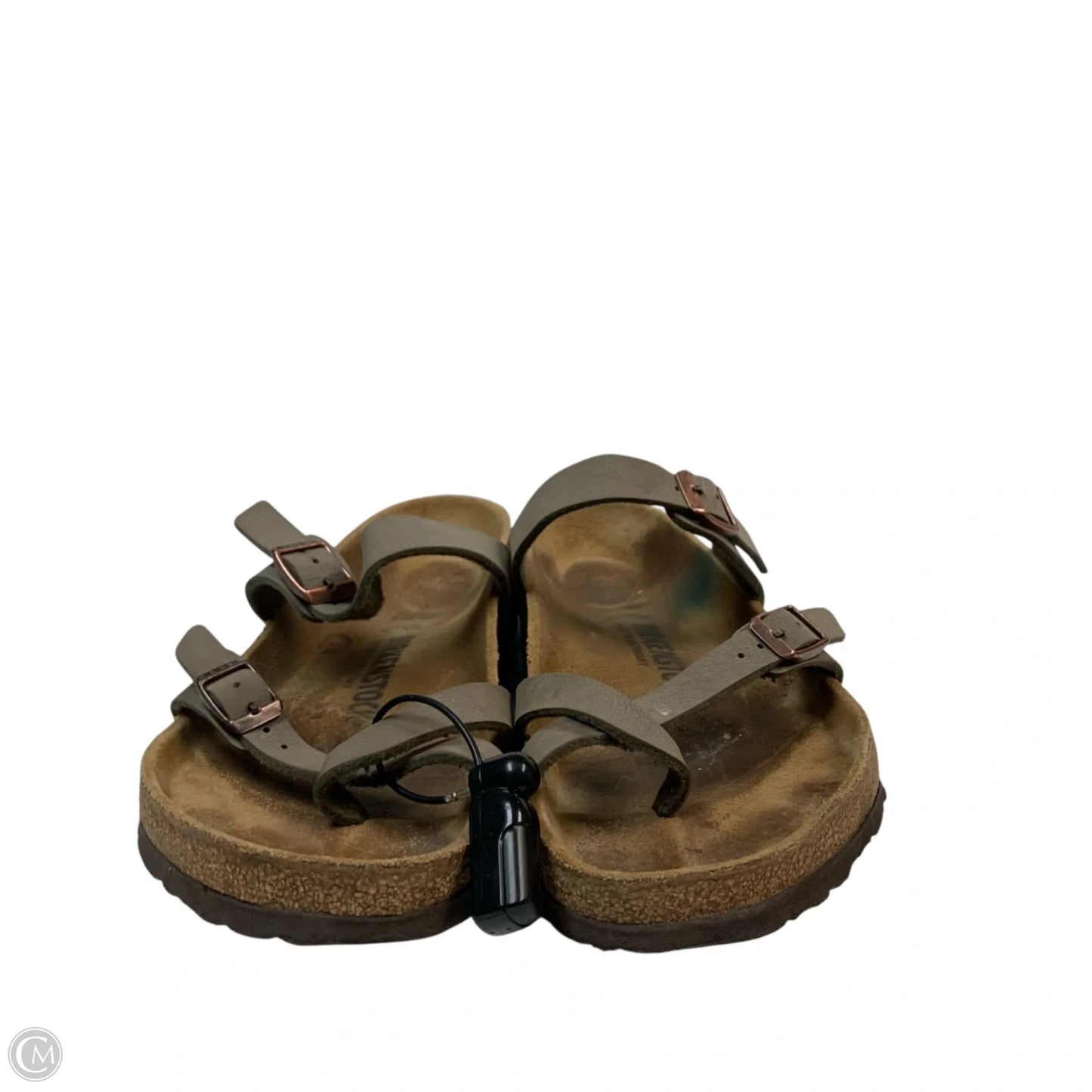 Sandals Flats By Birkenstock In Taupe, Size: 8