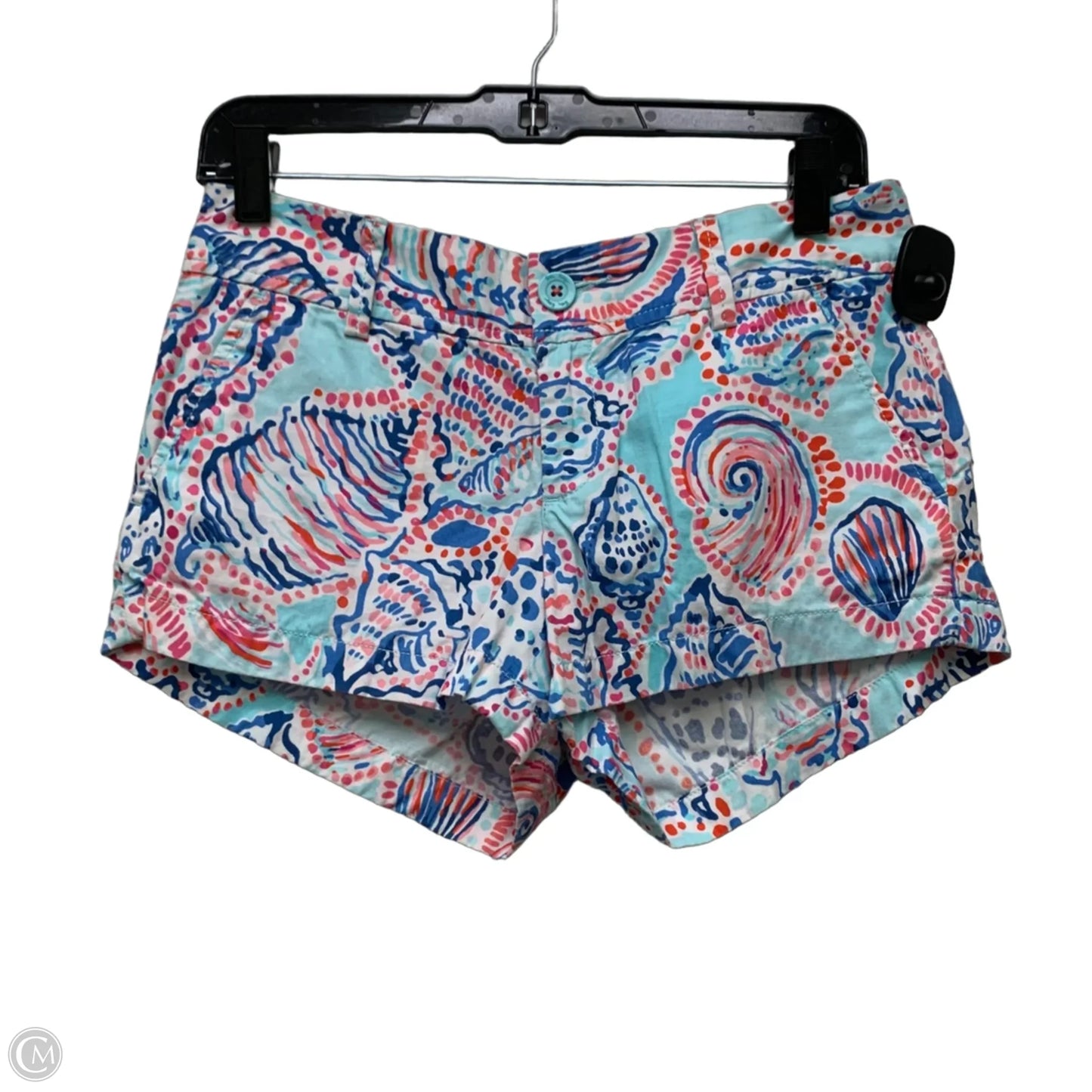 Shorts Designer By Lilly Pulitzer In Blue & Pink, Size: 2