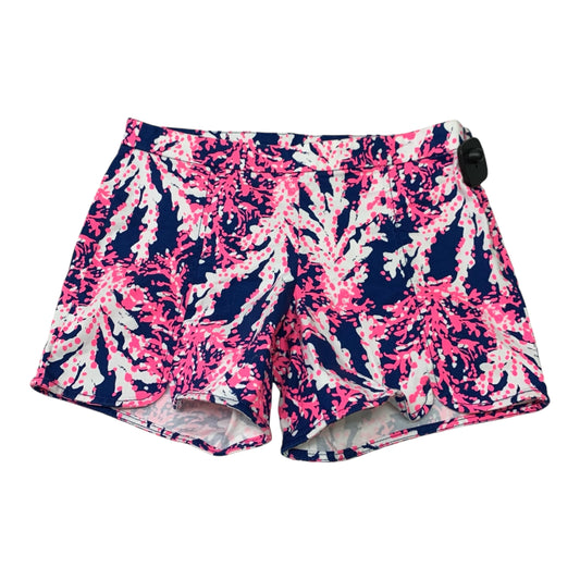 Shorts Designer By Lilly Pulitzer In Blue & Pink, Size: 0