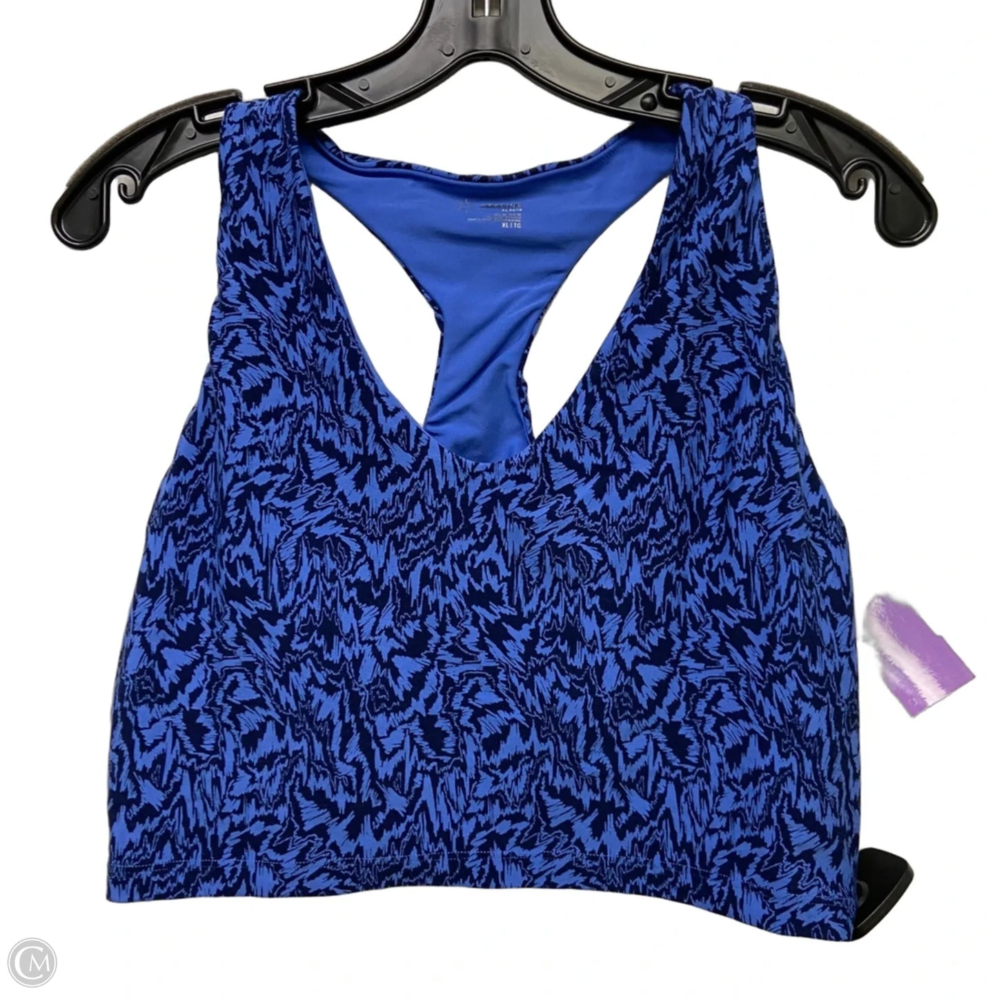 Athletic Tank Top By Offline By Aerie In Black & Blue, Size: Xl