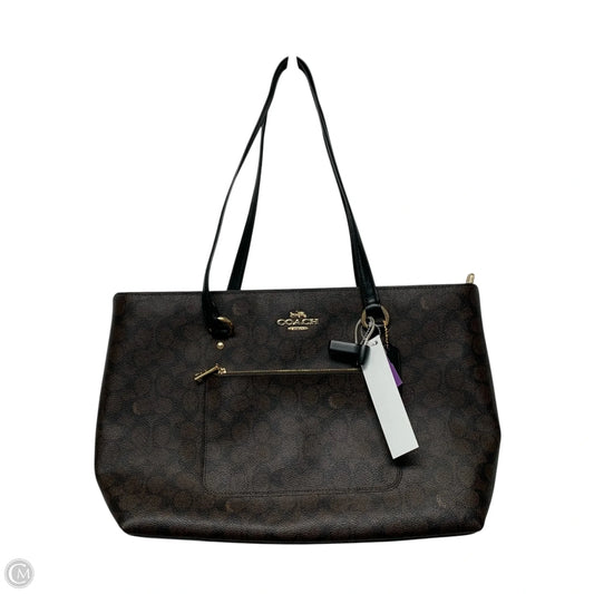 Tote Designer By Coach, Size: Medium