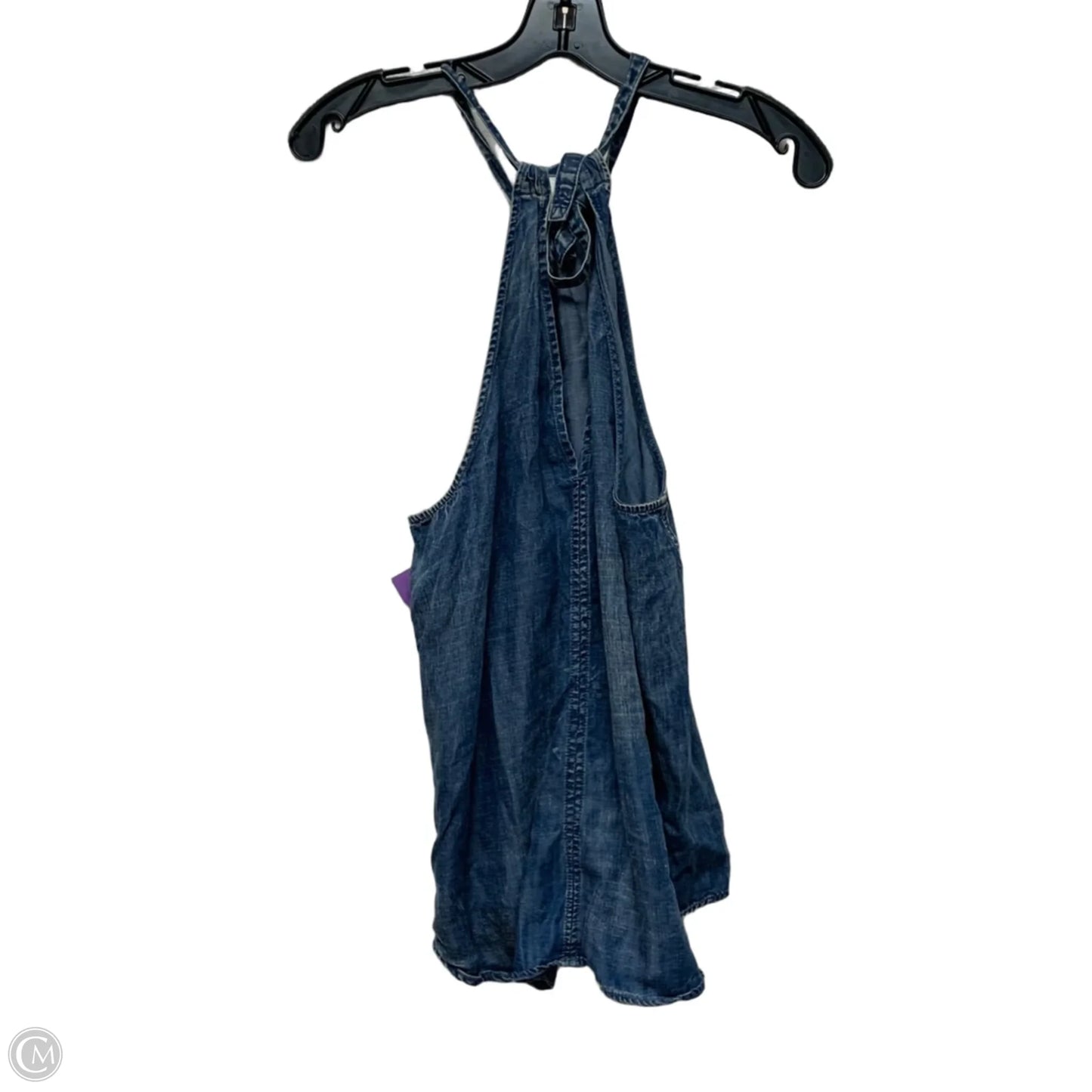 Top Sleeveless By Cloth & Stone In Blue, Size: L