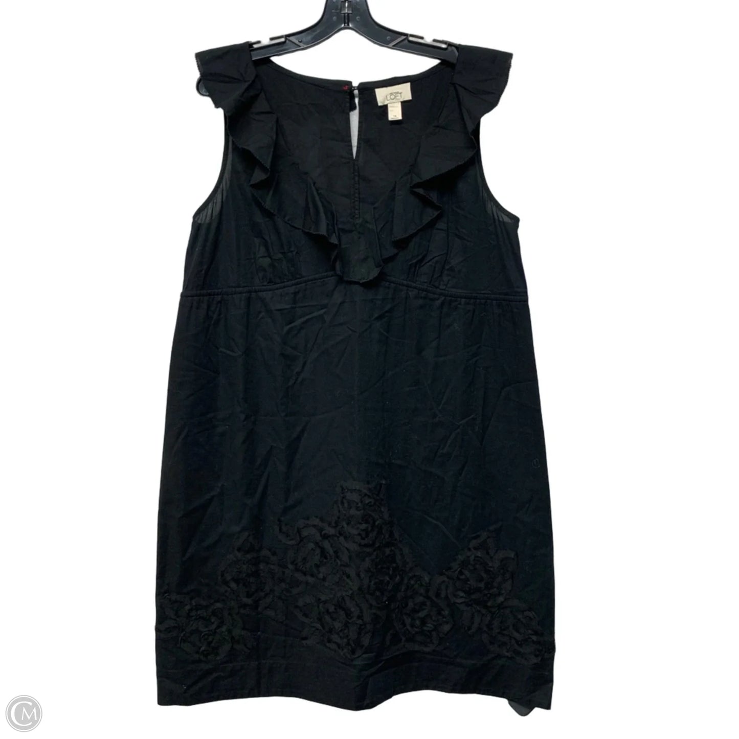 Dress Casual Short By Loft In Black, Size: L