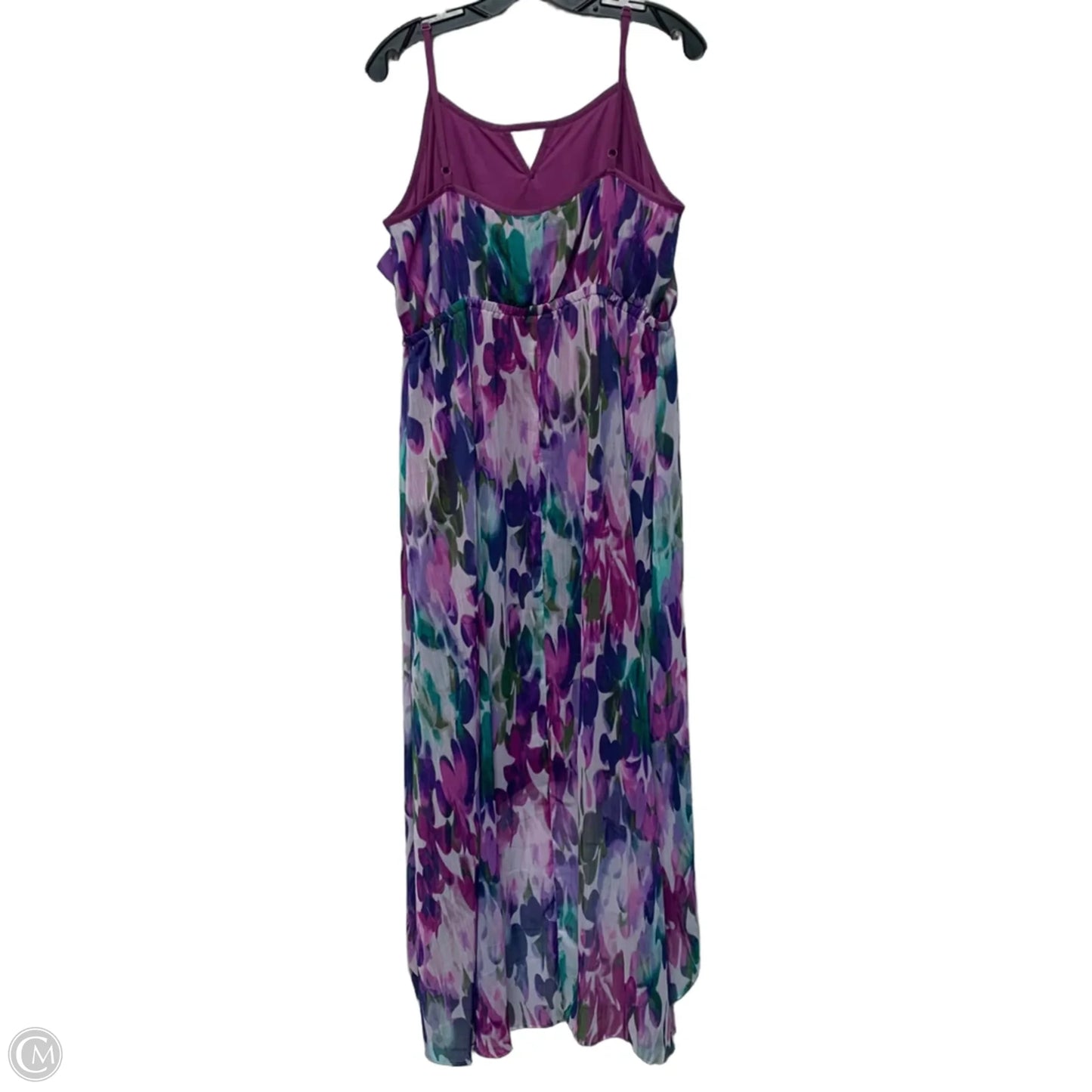 Dress Casual Midi By Lane Bryant In Purple, Size: Xl