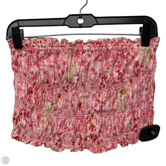 Top Sleeveless By H&m In Pink, Size: S