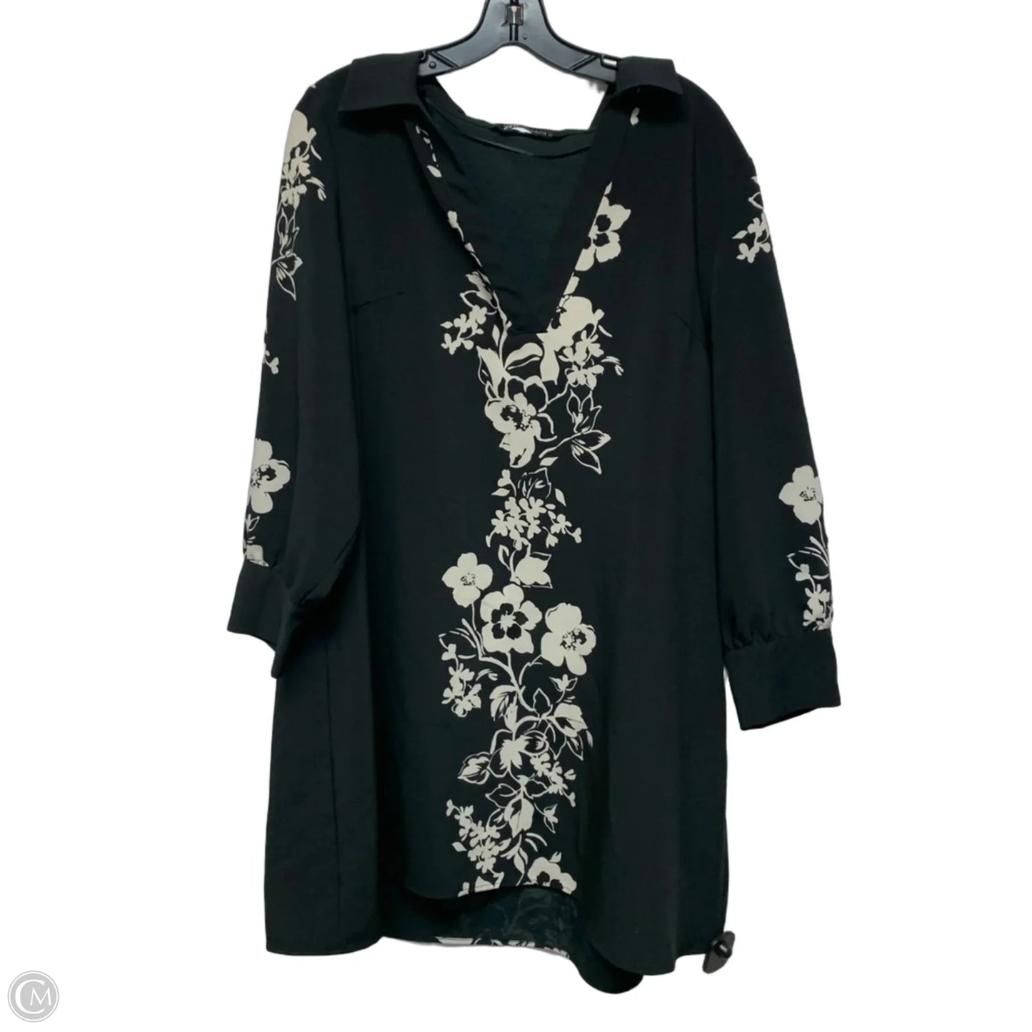 Dress Casual Short By Zara In Black, Size: Xl