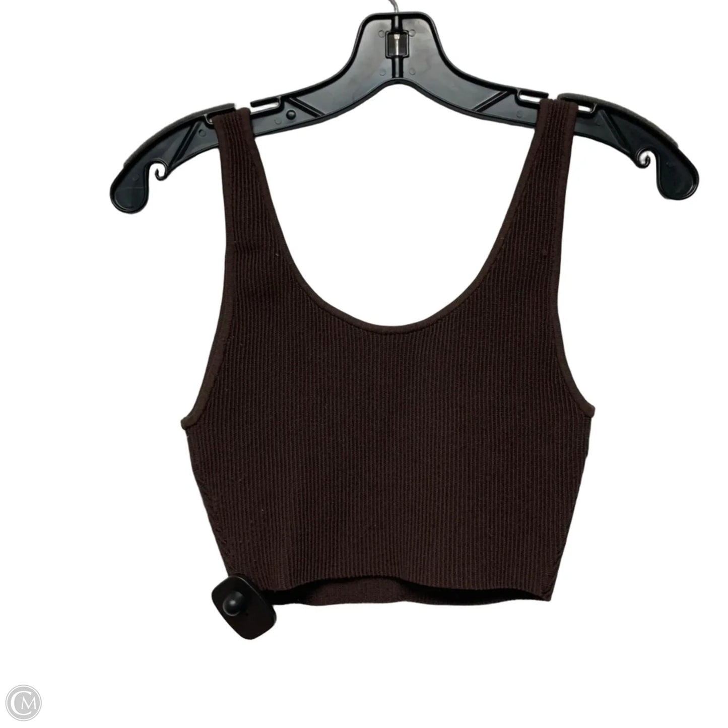 Top Sleeveless By Babaton In Brown, Size: M