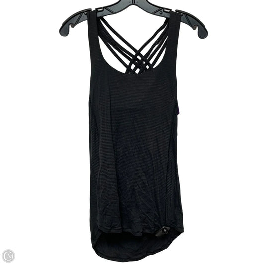 Athletic Tank Top By Lululemon In Black, Size: S