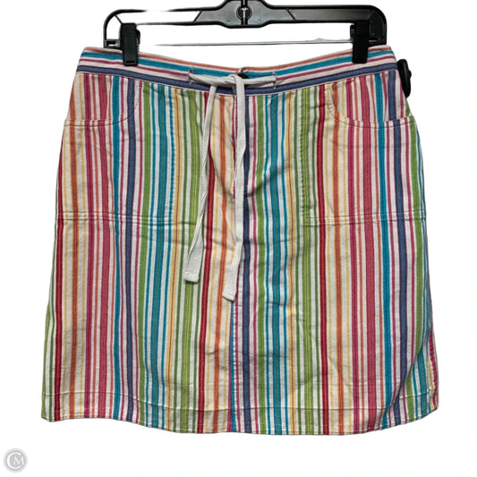 Skort By Christopher And Banks In Multi-colored, Size: M