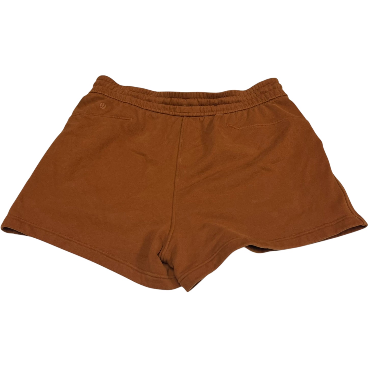 Athletic Shorts By Lululemon In Orange, Size: L