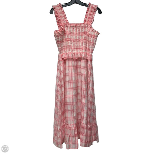 Dress Casual Maxi By English Factory In Pink & White, Size: M