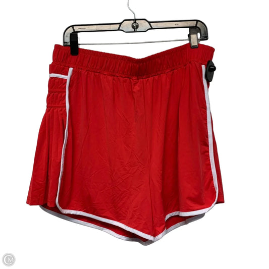 Athletic Shorts By Buckley In Red, Size: 2x