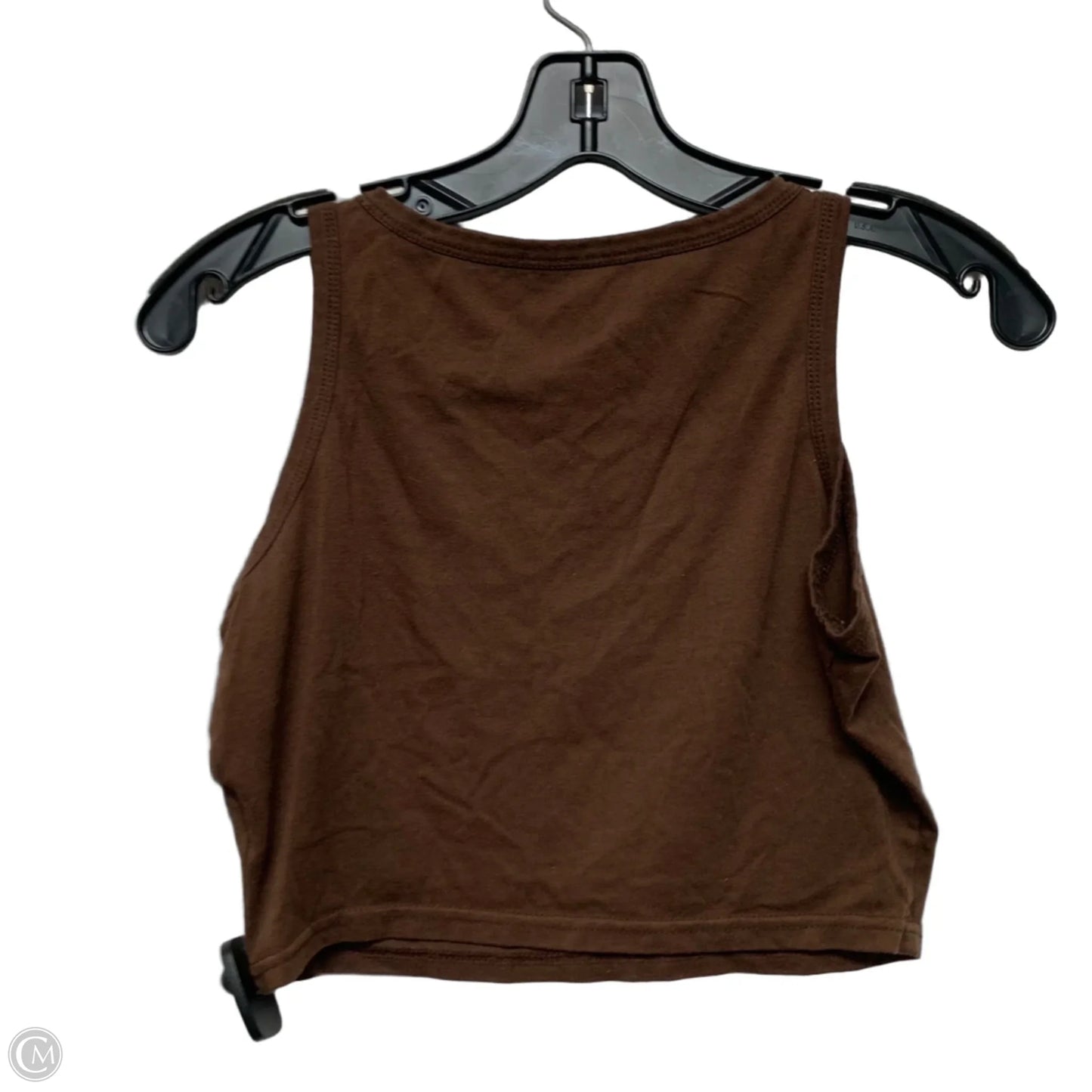 Top Sleeveless By Shein In Brown, Size: S