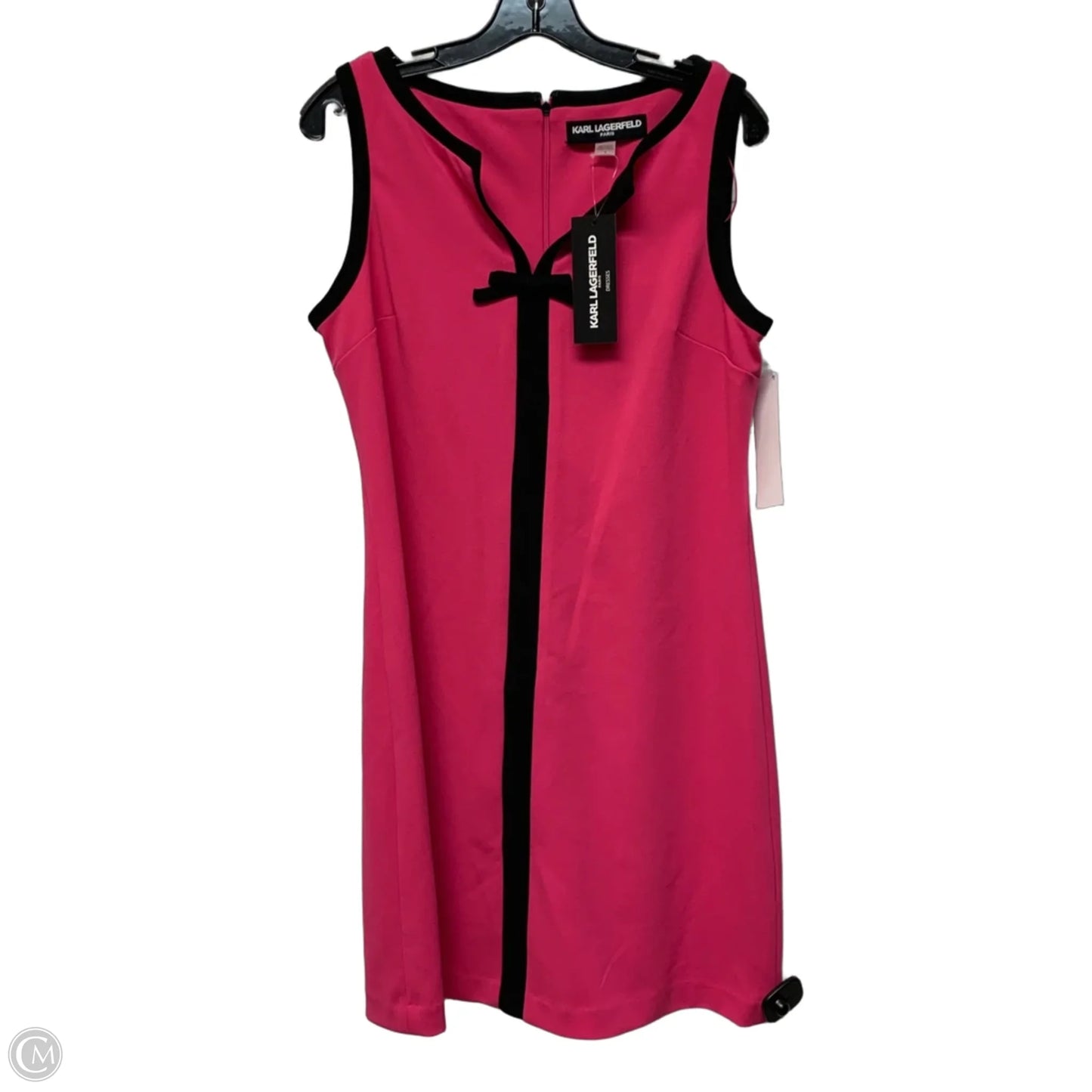 Dress Designer By Karl Lagerfeld In Pink, Size: M