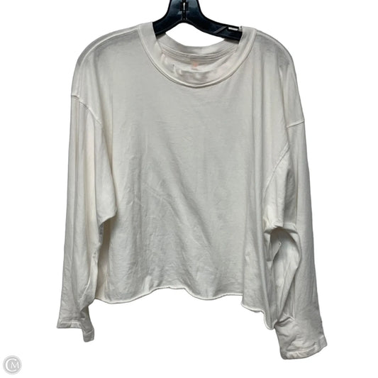 Top Long Sleeve By Free People In White, Size: S