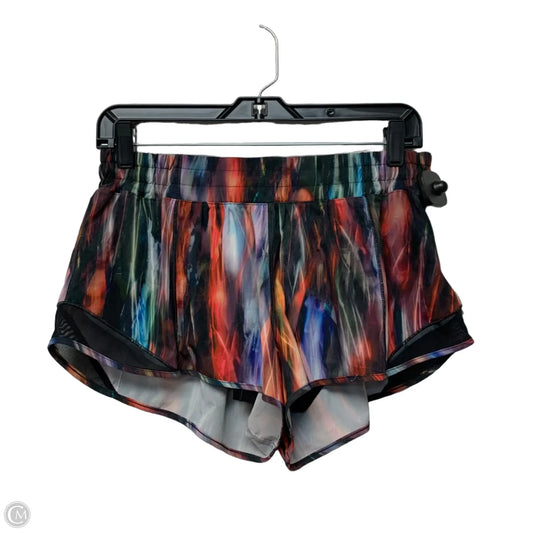 Athletic Shorts By Lululemon In Multi-colored, Size: M