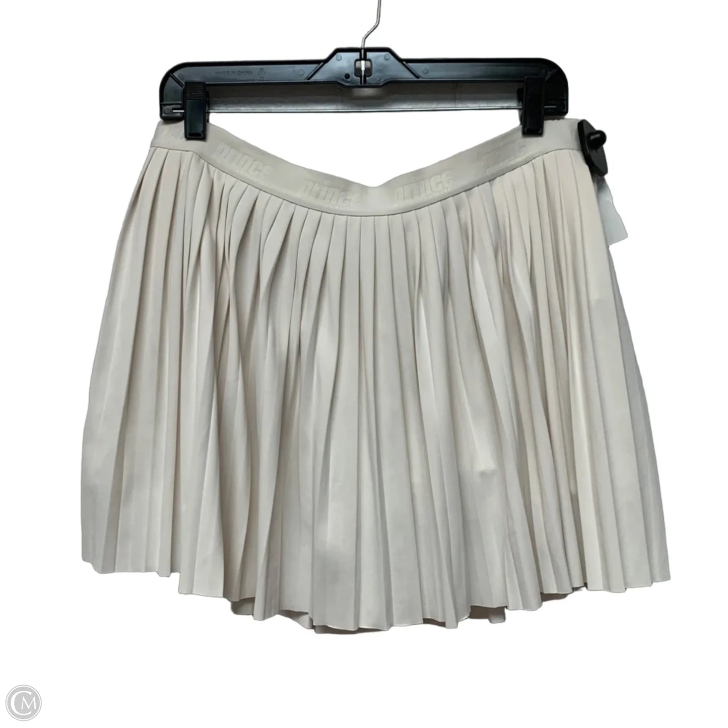 Athletic Skort By Prince In Cream, Size: L