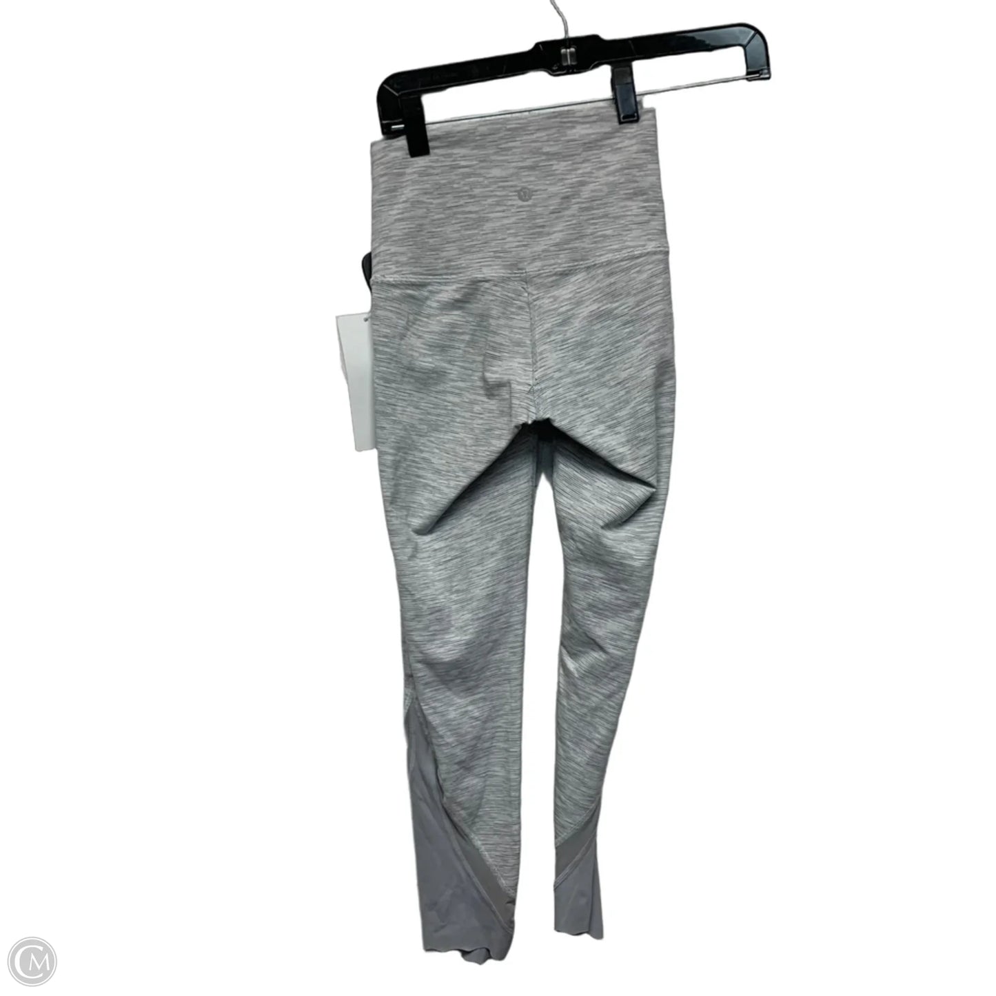 Athletic Leggings By Lululemon In Grey, Size: Xs