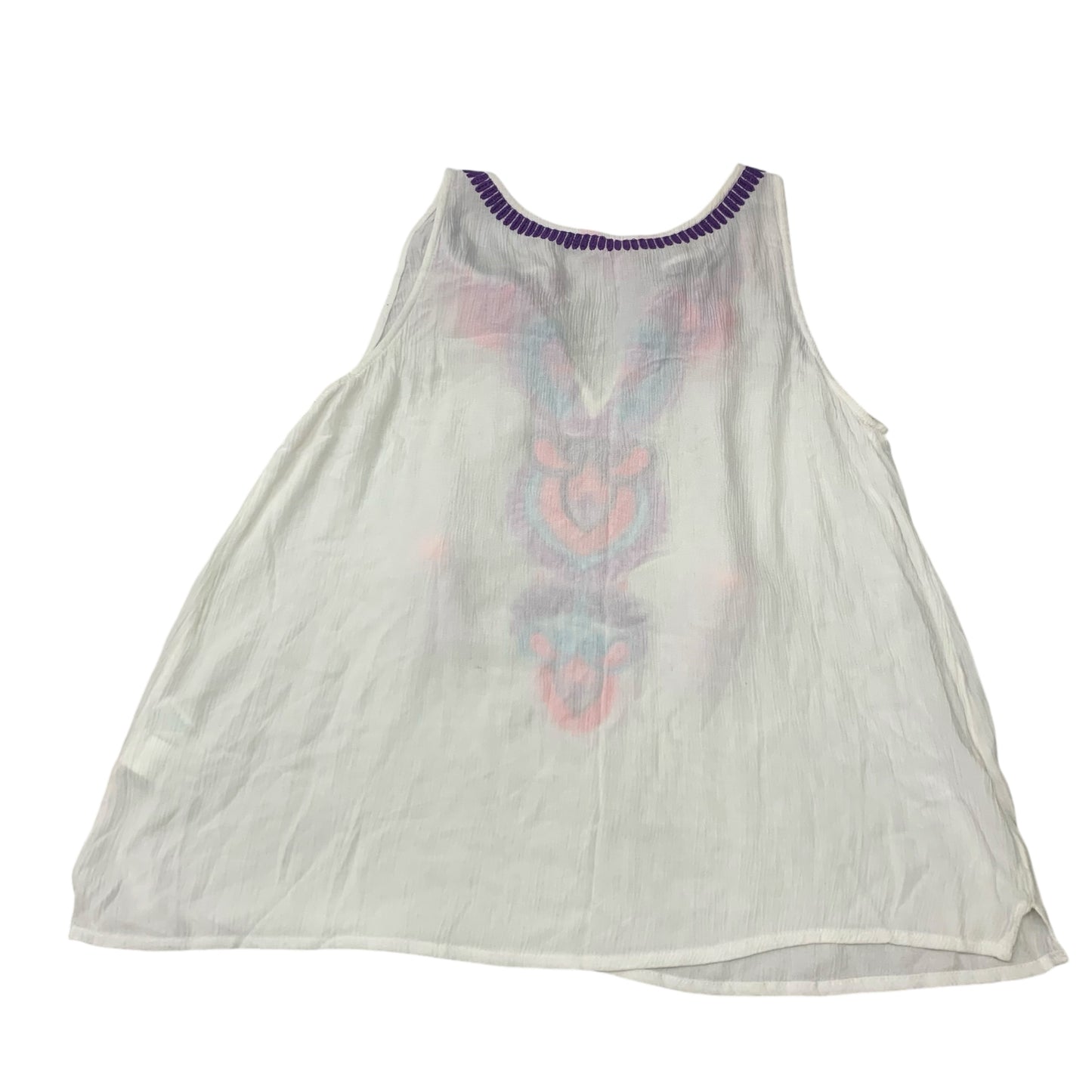 Top Sleeveless Designer By Lilly Pulitzer In Purple & White, Size: Xs