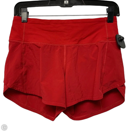 Athletic Shorts By Lululemon In Red, Size: S