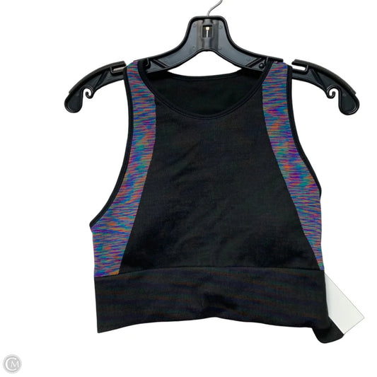 Athletic Bra By Lululemon In Black & Purple, Size: M