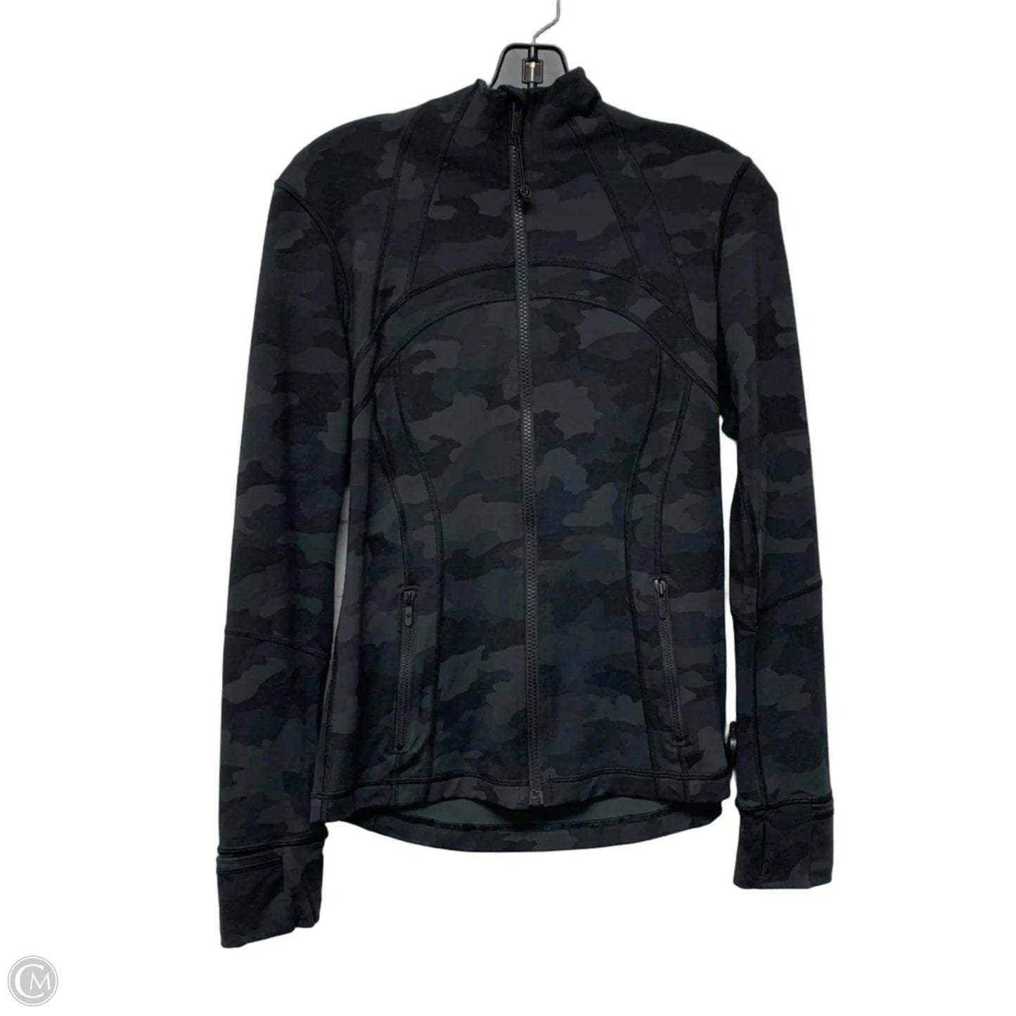 Athletic Jacket By Lululemon In Camouflage Print, Size: M