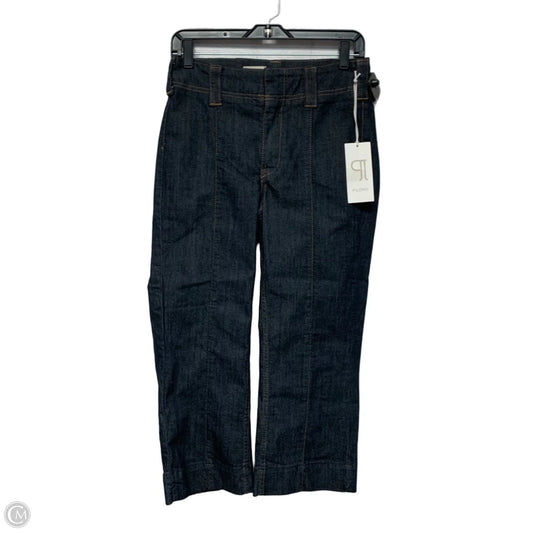 Jeans Cropped By Pilcro In Blue Denim, Size: 4