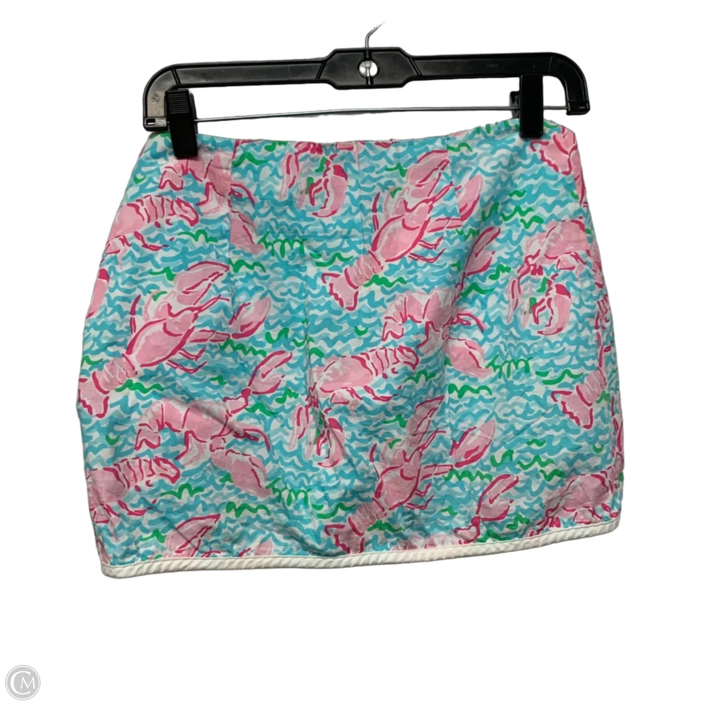 Skort Designer By Lilly Pulitzer In Blue & Pink, Size: Xxs