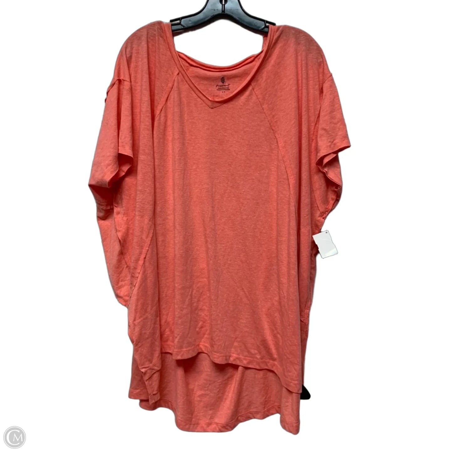 Top Short Sleeve By Free People In Pink, Size: M