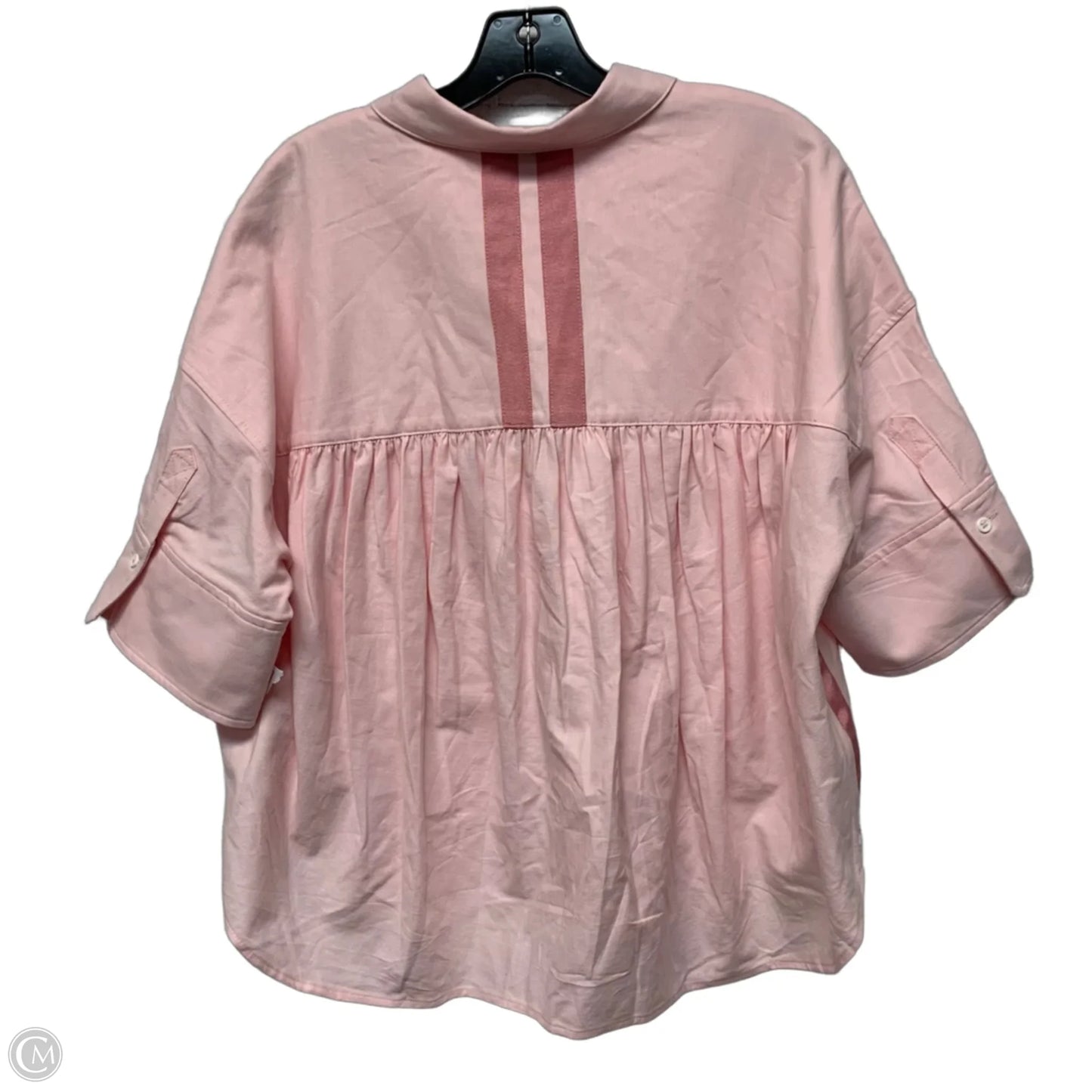 Top Short Sleeve By Maeve In Pink, Size: M