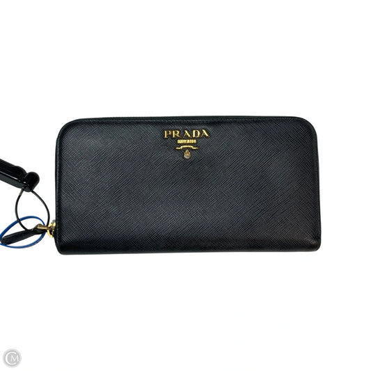 Wallet Luxury Designer By Prada, Size: Large