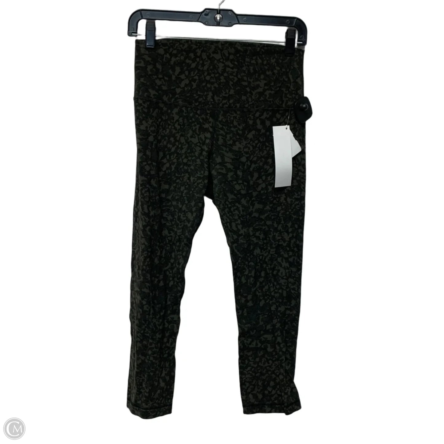 Athletic Leggings Capris By Lululemon In Green, Size: M