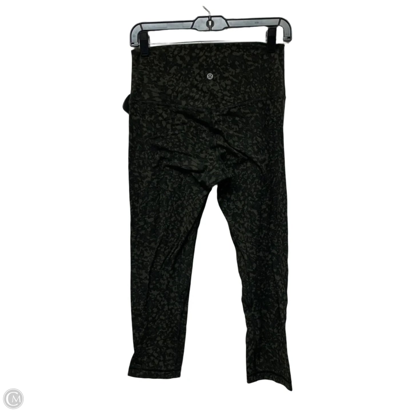 Athletic Leggings Capris By Lululemon In Green, Size: M