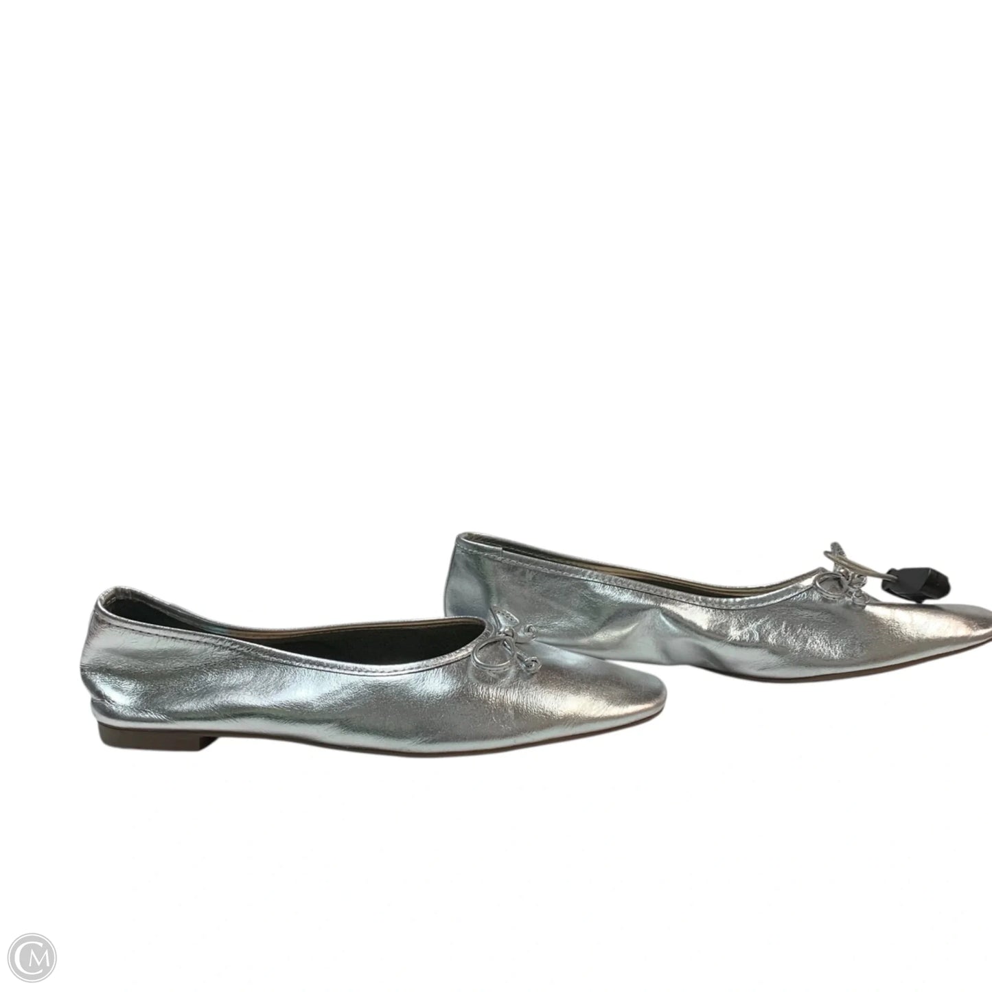 Shoes Flats By Schutz In Silver, Size: 7.5