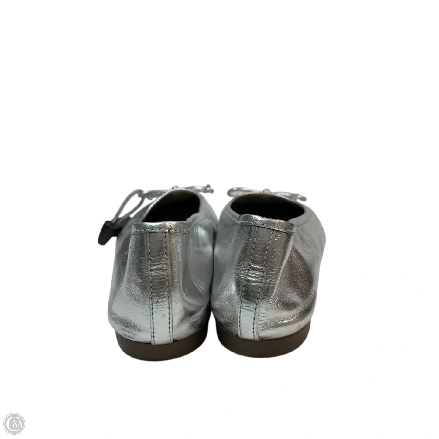 Shoes Flats By Schutz In Silver, Size: 7.5