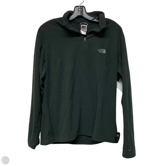 Athletic Top Long Sleeve Collar By The North Face In Black, Size: Xl