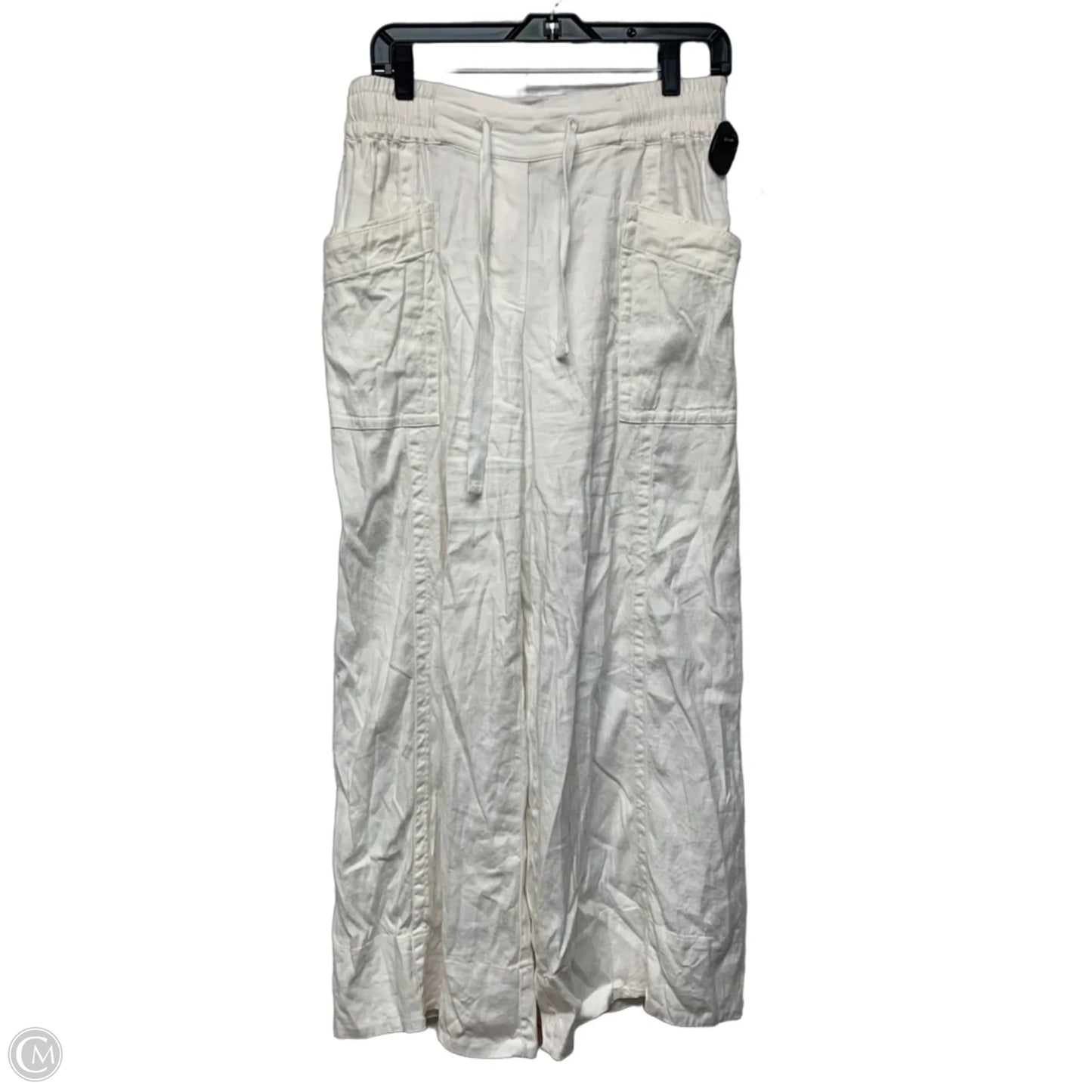 Pants Wide Leg By Maeve In Ivory, Size: S