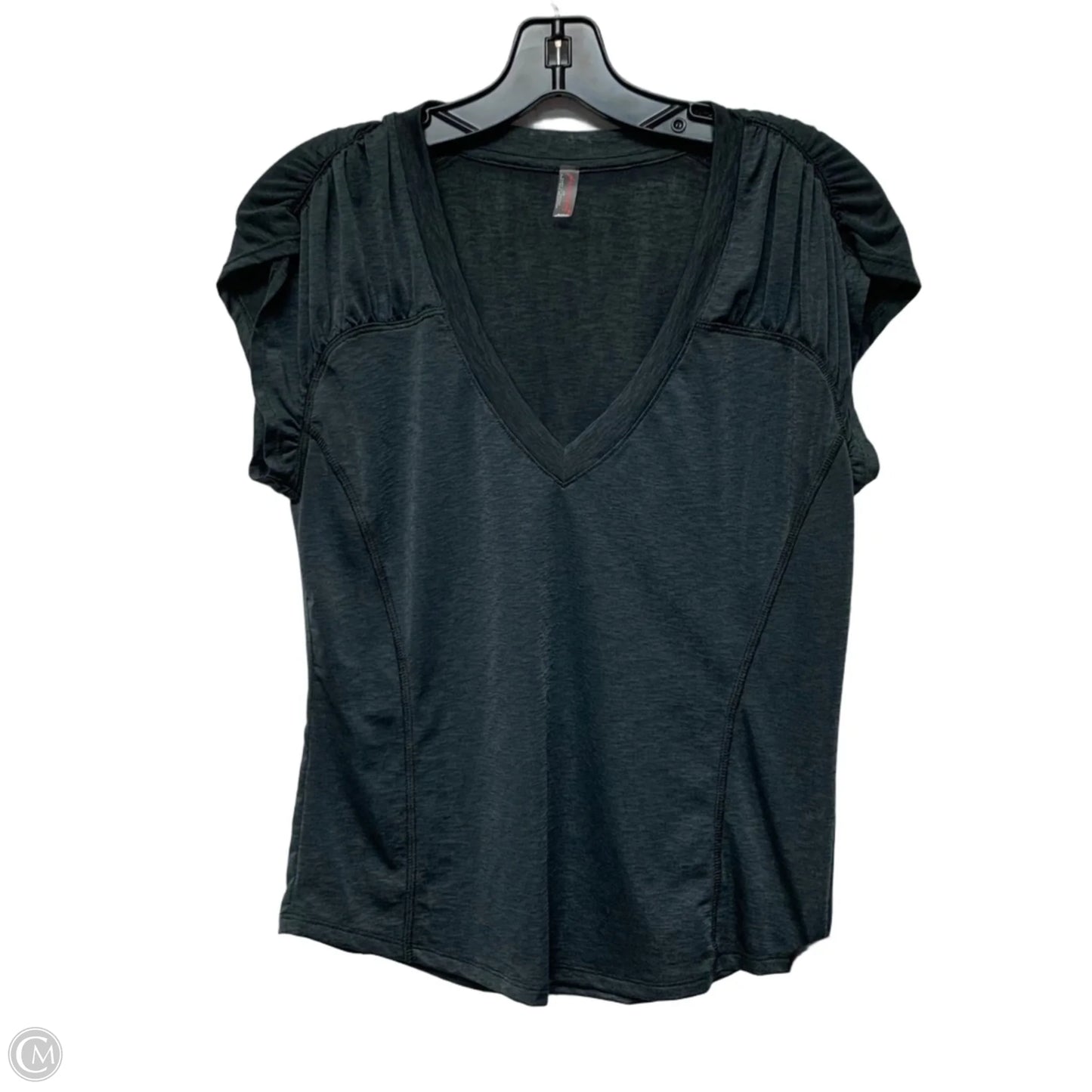 Athletic Top Short Sleeve By Free People In Grey, Size: L