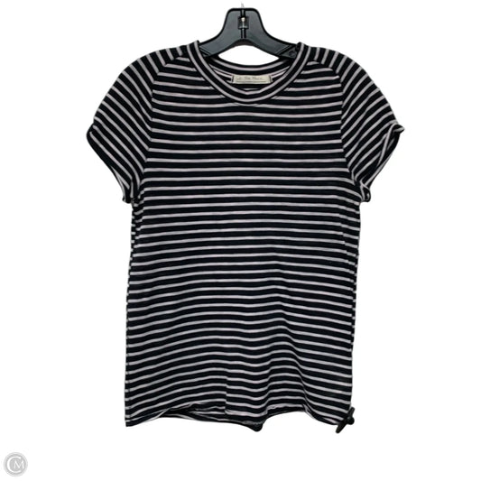 Top Short Sleeve By We The Free In Striped Pattern, Size: L