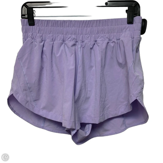 Athletic Shorts By Lululemon In Purple, Size: M