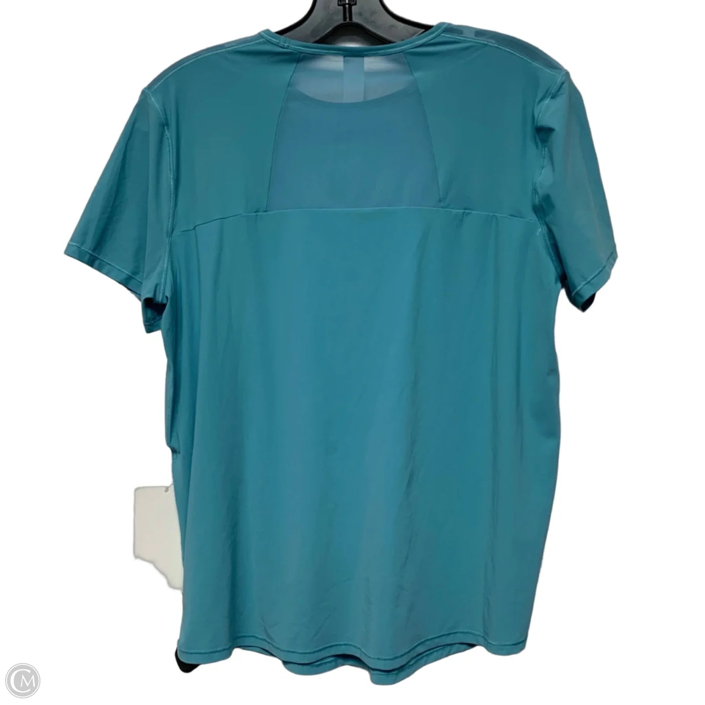 Athletic Top Short Sleeve By Lululemon In Blue, Size: M
