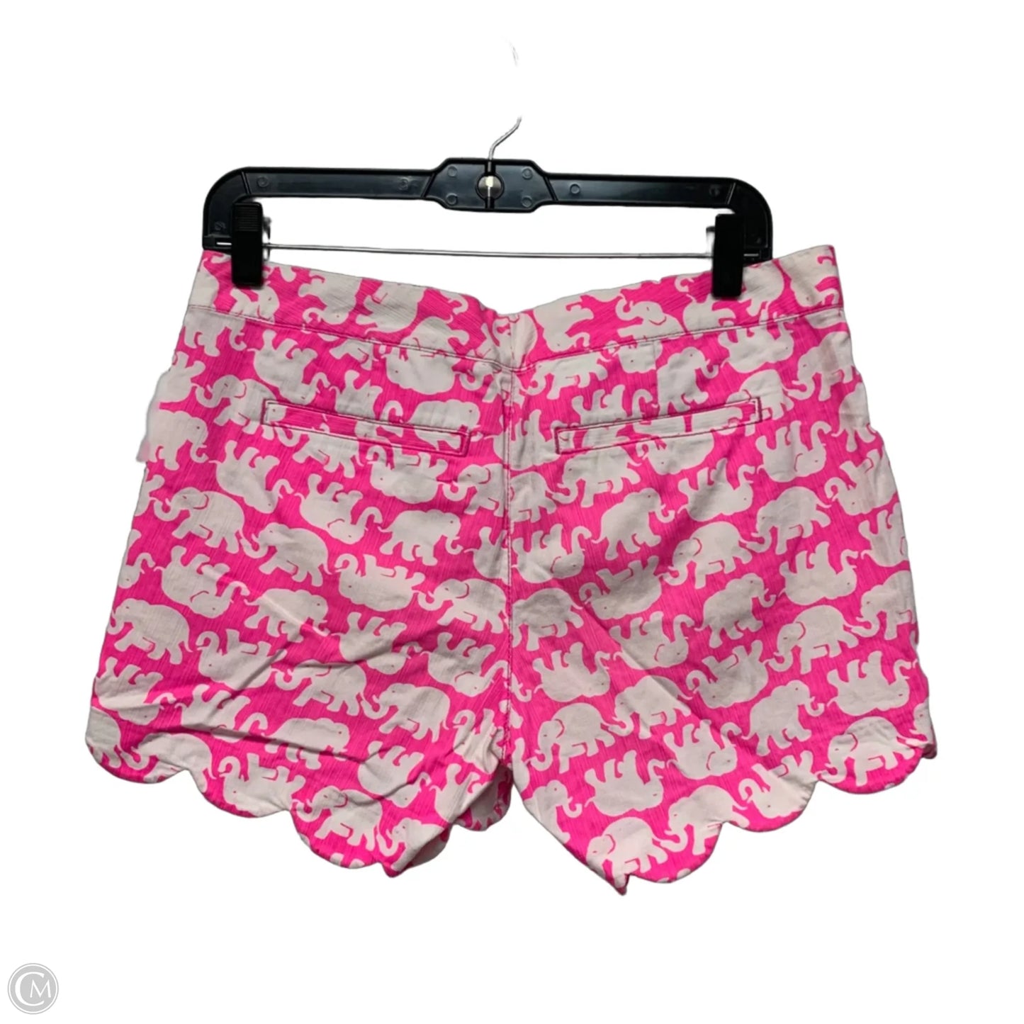 Shorts Designer By Lilly Pulitzer In Pink & White, Size: 4