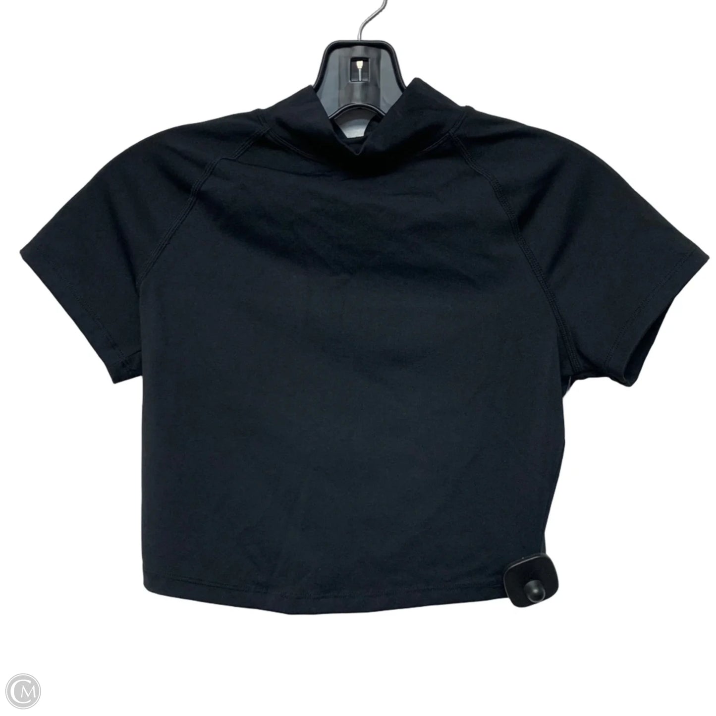 Athletic Top Short Sleeve By Clothes Mentor In Black, Size: S