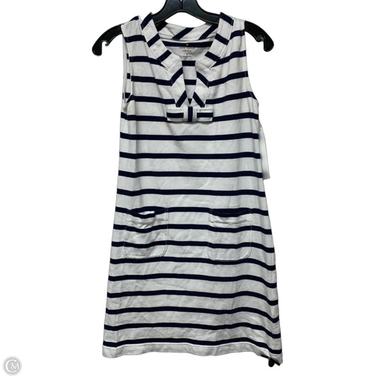 Dress Designer By Kate Spade In Blue & White, Size: S