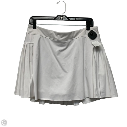 Athletic Skort By Athleta In White, Size: L