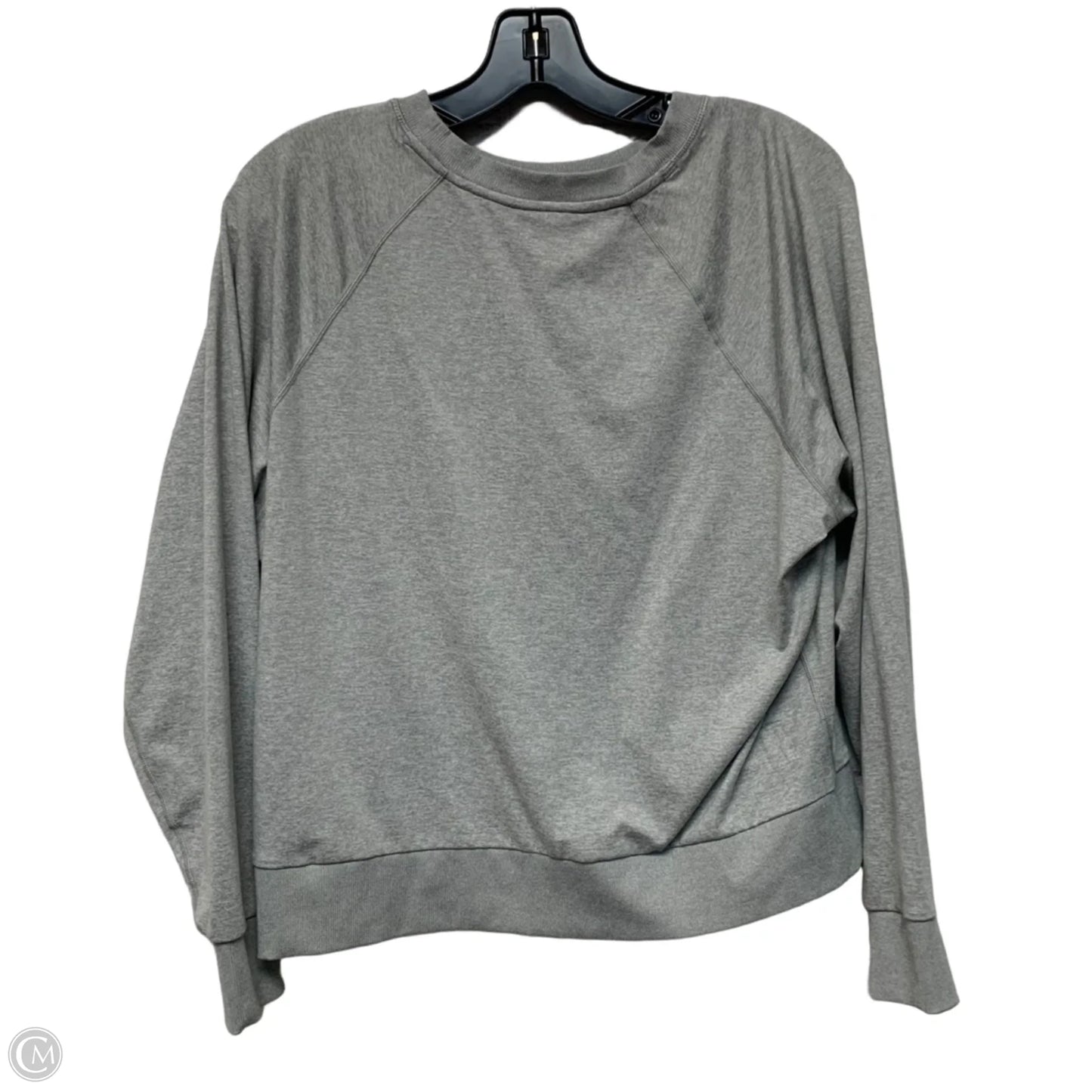 Athletic Sweatshirt Crewneck By Vuori In Grey, Size: S