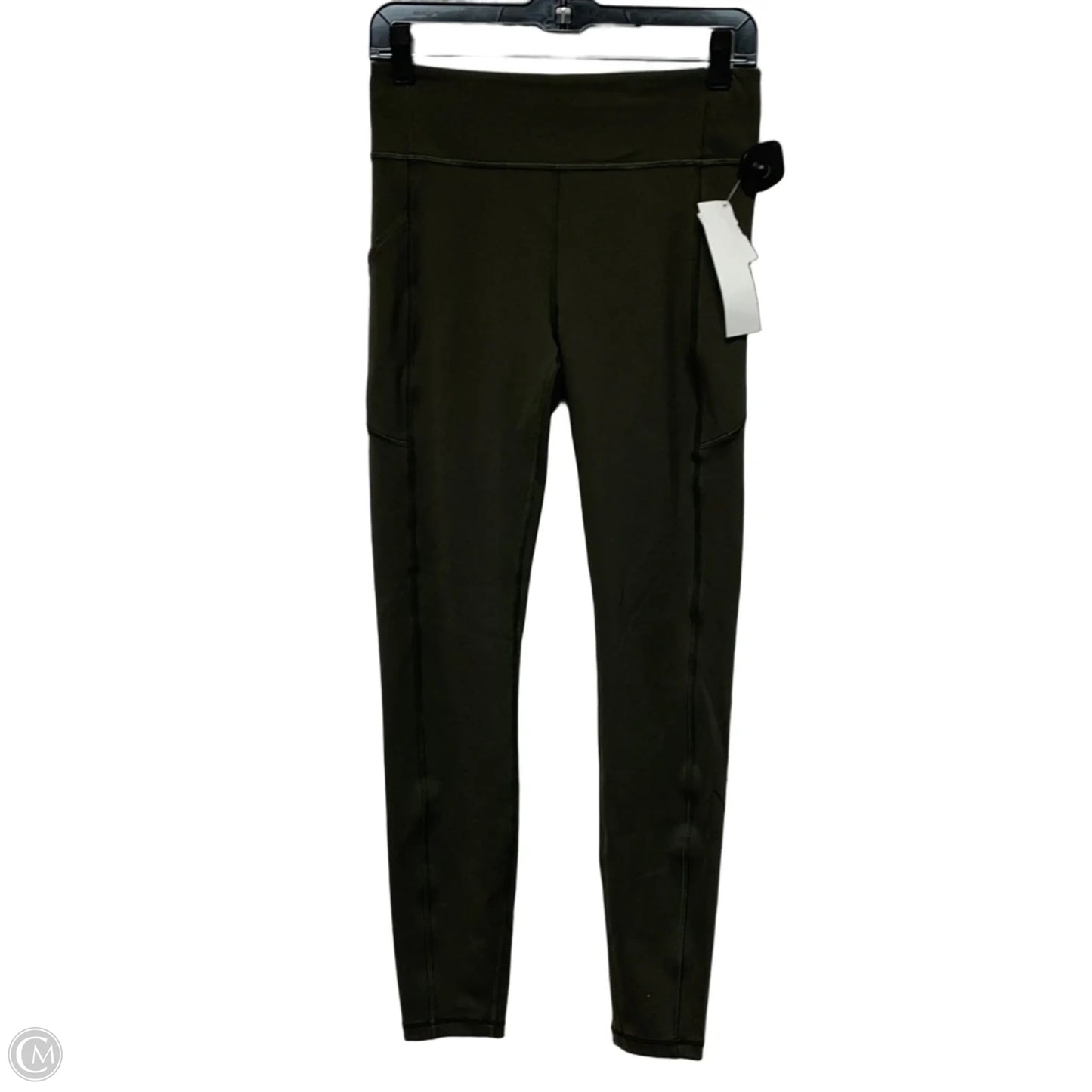 Athletic Leggings By Lululemon In Green, Size: M